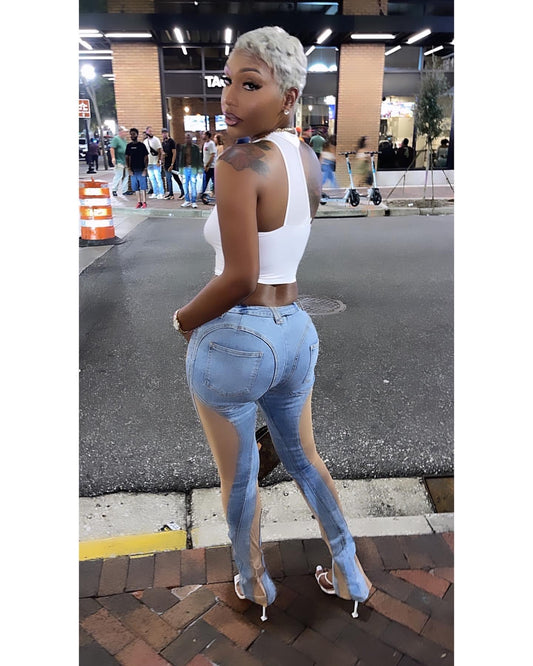 “Kayla’’ Stretch Denim Jeans