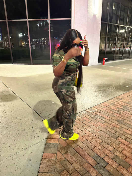 “Ciara” Camo Cargo