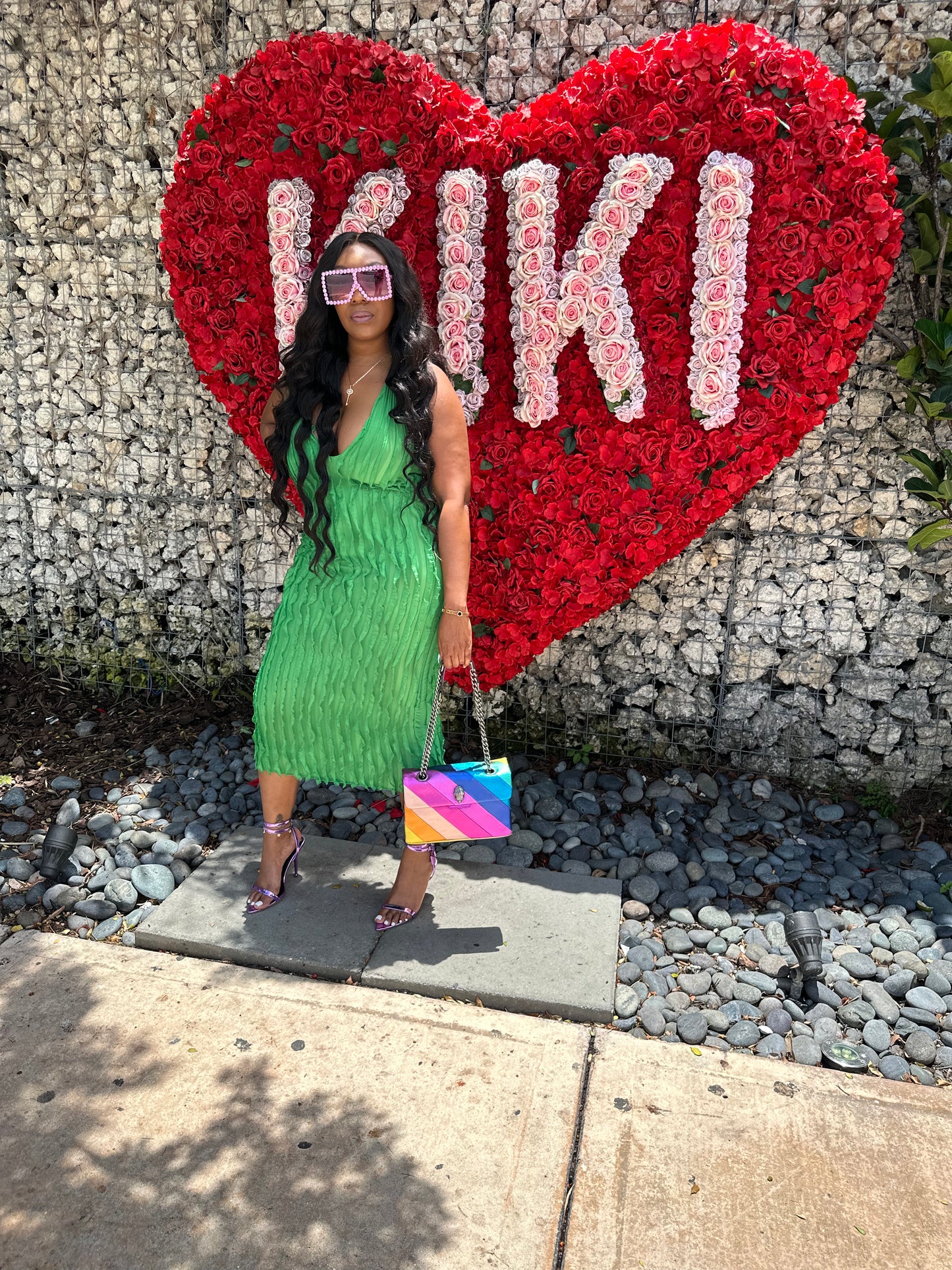 “Kiki” Ruffle Maxi Dress ''"