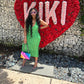 “Kiki” Ruffle Maxi Dress ''"