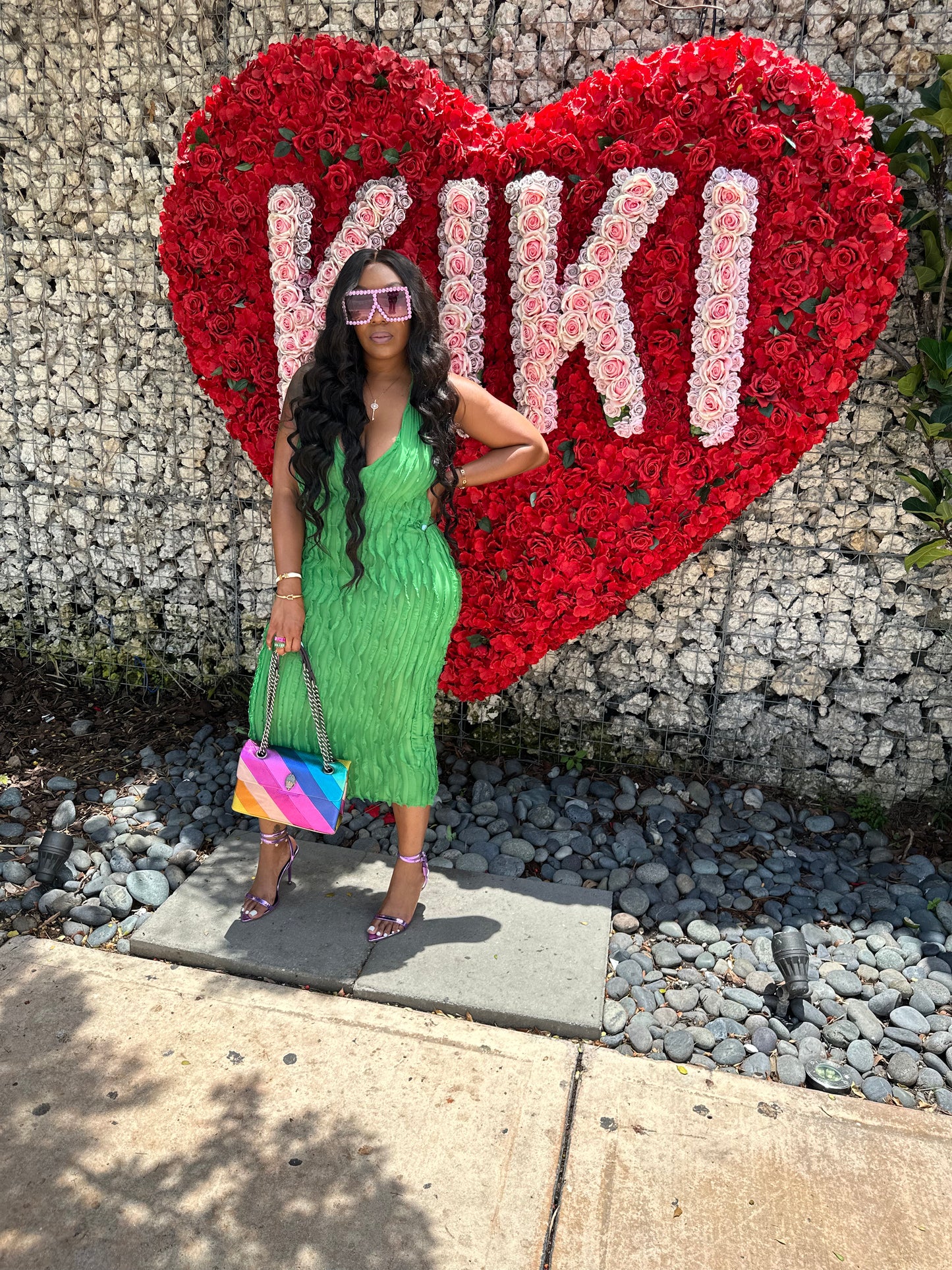 “Kiki” Ruffle Maxi Dress ''"