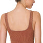"Washed Out" Ribbed Cropped Tank