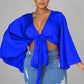 ‘’Basic Wrap’’ Blouse